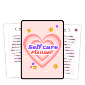 Self Care Printable Planner for Moms