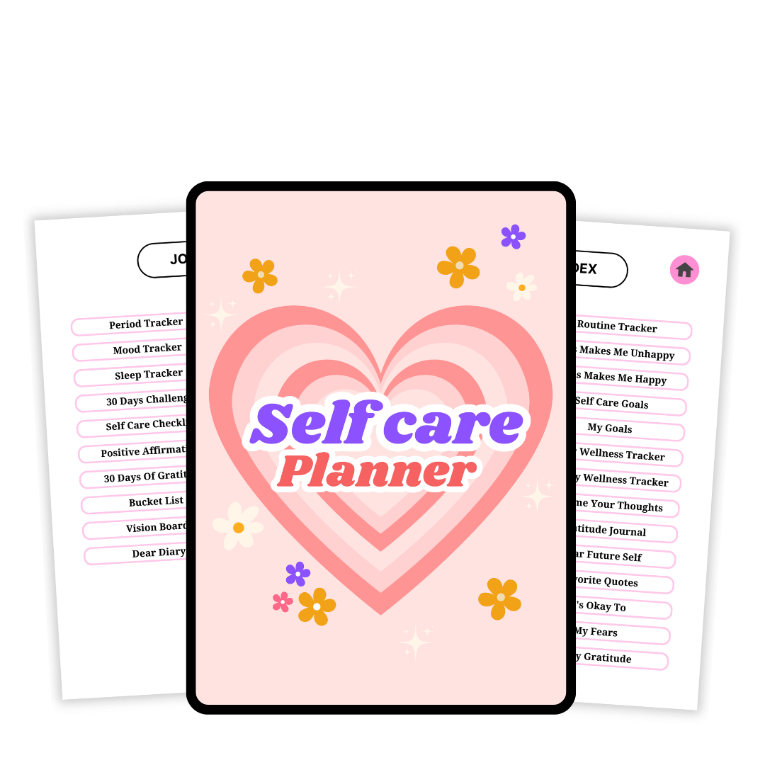 Self Care Printable Planner for Moms