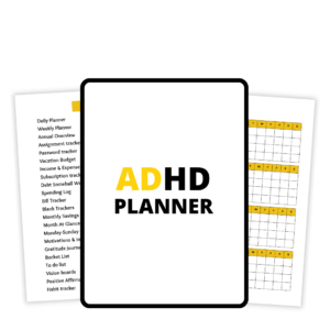 ADHD Printable Planner For Moms